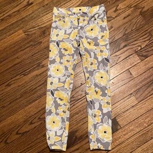 Gymboree Floral Print Skinny Jean Jeggings